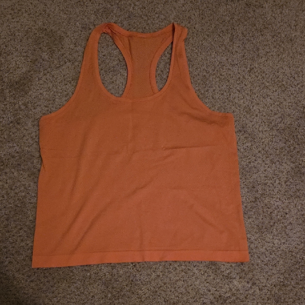 Women's Lululemon Orange Tank Top, Size 10